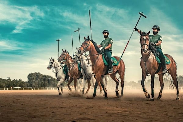 Dubai Police Launches UAE's First Tent Pegging Police Team