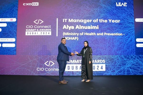 MoHAP Secures Three Top Honors in IT and Cybersecurity at CIO Connect Awards 2024
