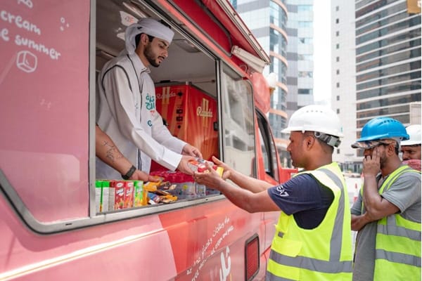 'Al Freej Fridge' Campaign to Offer Free Ice Cream, Juices, and Water to Workers and Delivery Riders in Dubai
