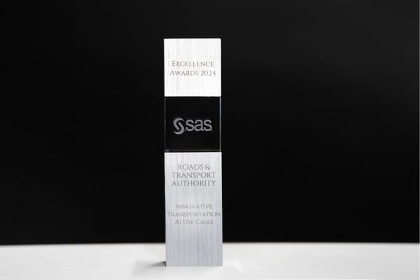 RTA Wins SAS UAE Award for Innovative AI Use in Transportation