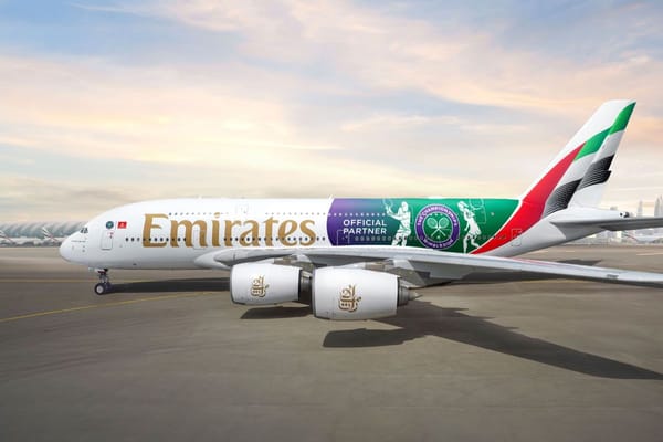 Emirates Debuts as Official Airline Partner of Wimbledon with Special A380 Livery