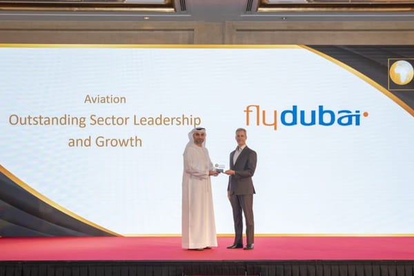 flydubai Receives Prestigious Sector Leadership Award at MEA Business Achievement Awards