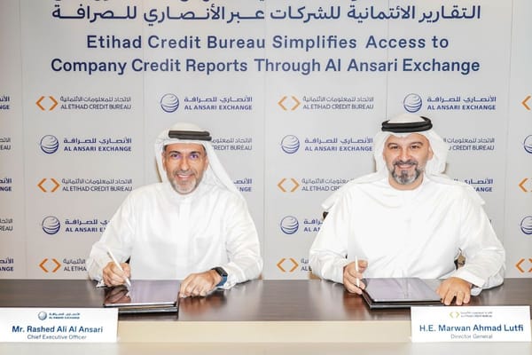 Etihad Credit Bureau Partners with Al Ansari Exchange to Simplify Credit Report Access for UAE Businesses