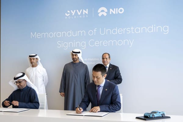 NIO Enters MENA Market with Strategic Partnership