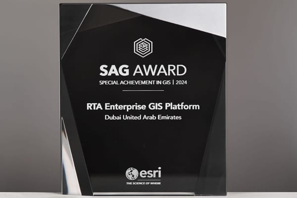 RTA Wins SAG Award for Special Achievement in GIS