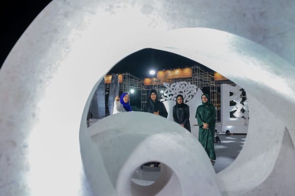Latifa bint Mohammed Attends Closing of Dubai Sculpture Symposium