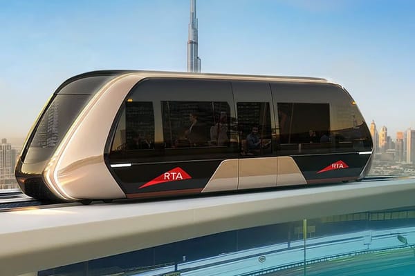 Dubai Unveils Innovative 3D-Printed 'Rail Bus', Set to Carry 40 Passengers per Trip