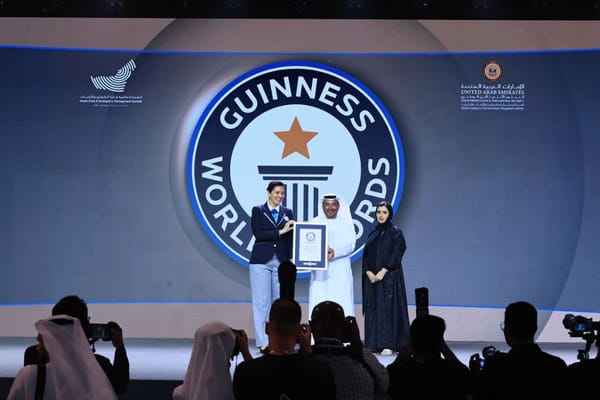 UAE Sets Guinness World Record with World’s Largest Transparent Interactive Screen