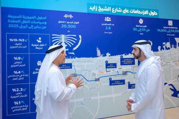 Hamdan bin Mohammed Reviews Key Road and Mobility Projects in Dubai