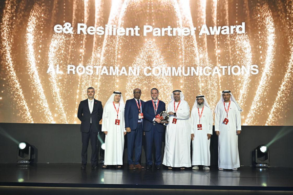 Al Rostamani Communications Named Strategic Partner by e& After Winning Resilient Partner Award