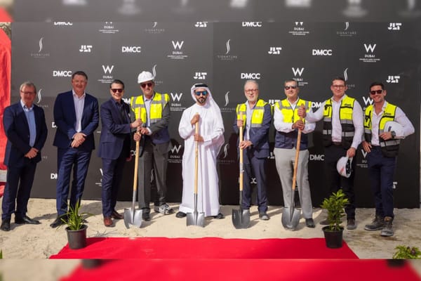DMCC Breaks Ground on W Residences Dubai JLT with Signature Developers and Marriott International