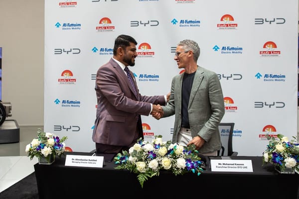 BYD Signs Deal with Safeline Group to Kickstart Fleet Electrification in the UAE