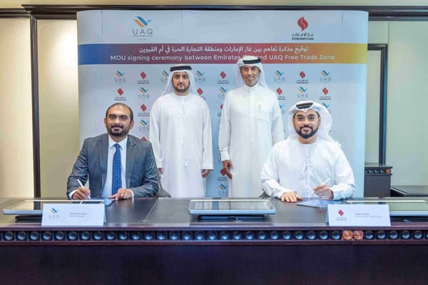 Emirates Gas to Exclusively Provide Energy Solutions to UAQ Free Trade Zone Under New Agreement