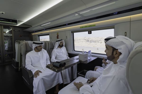 Mohammed bin Rashid Boards Etihad Rail for Dubai–Fujairah Journey Ahead of 2026 Passenger Launch