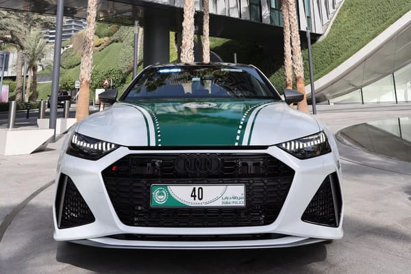 Dubai Police Adds Audi RS7 Performance to Luxury Patrol Fleet