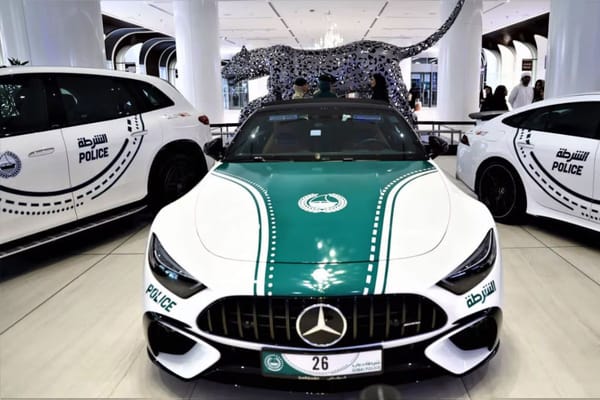 Dubai Police Adds Three Mercedes-Benz Luxury Patrol Vehicles to Enhance Tourist Safety