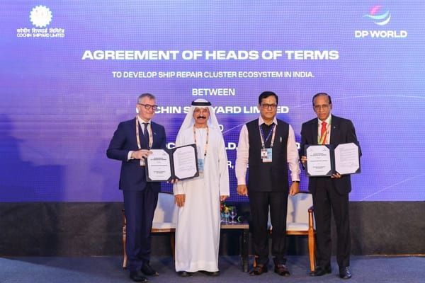 Drydocks World Partners with Cochin Shipyard to Develop India’s First Ship Repair Cluster